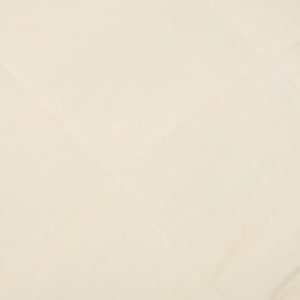 vidaXL Weighted Blanket Light Cream 135x200 cm 10 kg Fabric