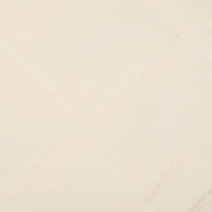 vidaXL Weighted Blanket Light Cream 220x230 cm 15 kg Fabric