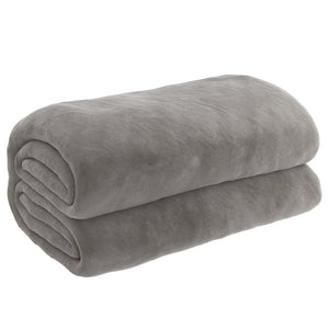 vidaXL Weighted Blanket with Cover Grey 122x183 cm 9 kg Fabric