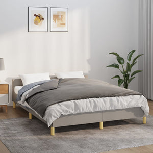 vidaXL Weighted Blanket with Cover Grey 135x200 cm 6 kg Fabric