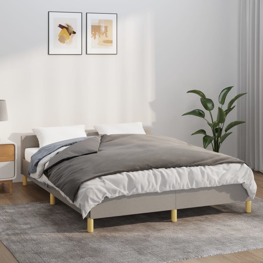 vidaXL Weighted Blanket with Cover Grey 135x200 cm 6 kg Fabric
