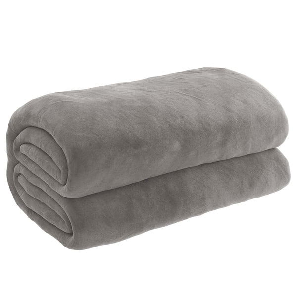 vidaXL Weighted Blanket with Cover Grey 135x200 cm 10 kg Fabric