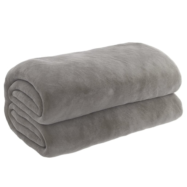 vidaXL Weighted Blanket with Cover Grey 200x230 cm 9 kg Fabric