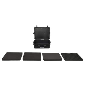 Tragbarer Flugkoffer Schwarz 55x43x21cm