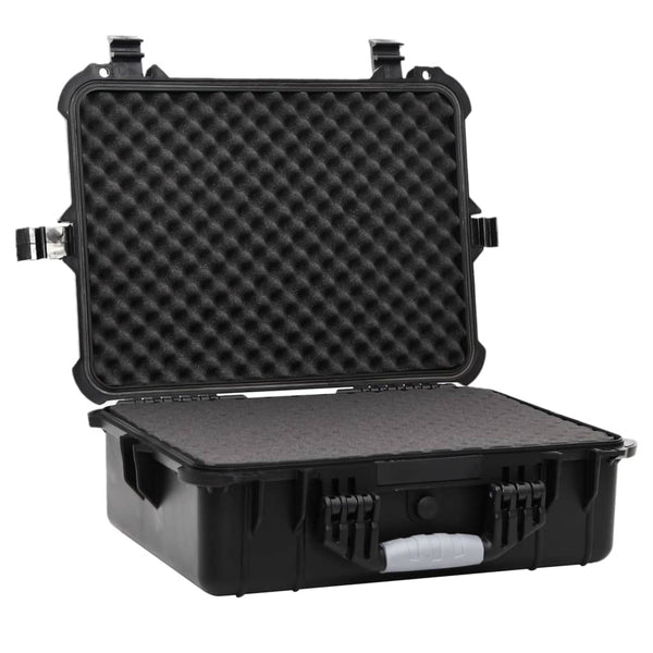 Flugkoffer Tragbar Schwarz 52x40x19 cm