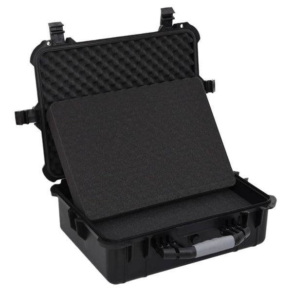 Flugkoffer Tragbar Schwarz 52x40x19 cm