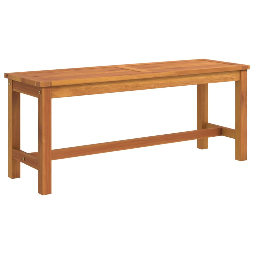 vidaXL Garden Bench 110x35x45 cm Solid Acacia Wood