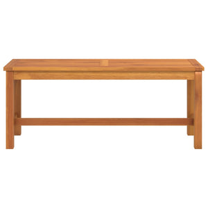 vidaXL Garden Bench 110x35x45 cm Solid Acacia Wood