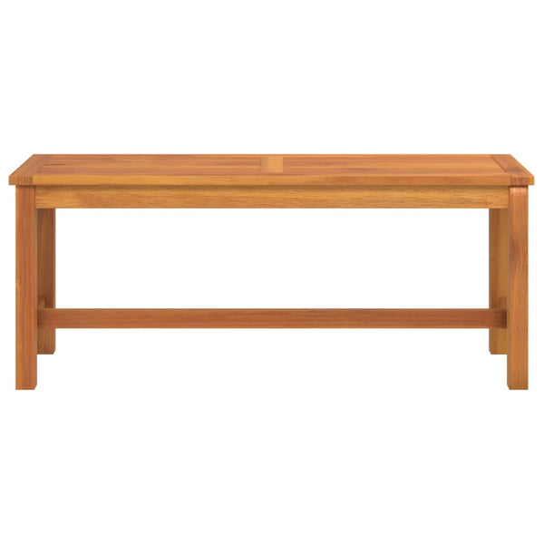 vidaXL Garden Bench 110x35x45 cm Solid Acacia Wood