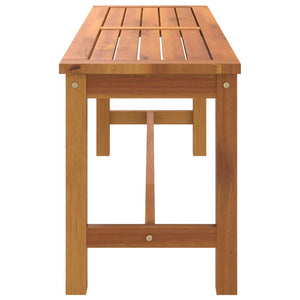 vidaXL Garden Bench 110x35x45 cm Solid Acacia Wood