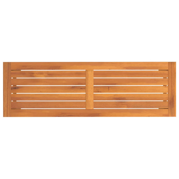 vidaXL Garden Bench 110x35x45 cm Solid Acacia Wood