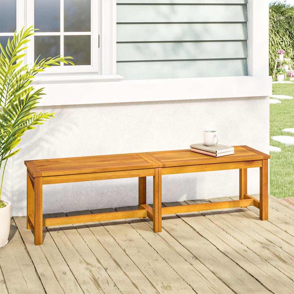 vidaXL Garden Bench 150x35x45 cm Solid Acacia Wood