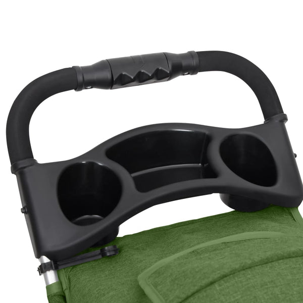 vidaXL Dog Stroller Foldable Green 80x46x98 cm Oxford Fabric
