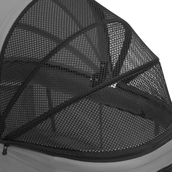 vidaXL Dog Stroller for 2 Dogs Foldable Grey 83x48x97 cm Oxford Fabric