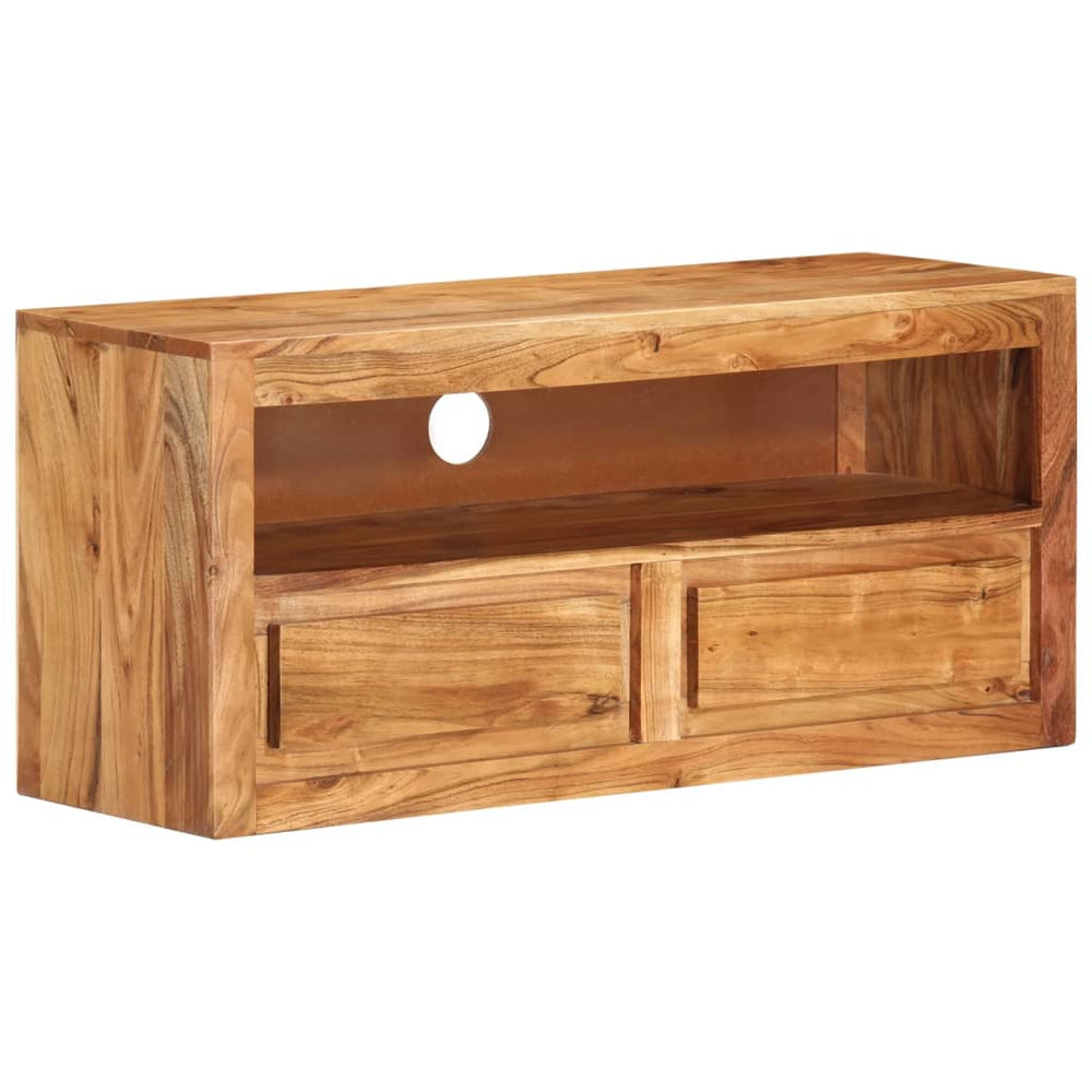 vidaXL TV Cabinets 2 pcs. 88x30x40 cm Solid Acacia Wood