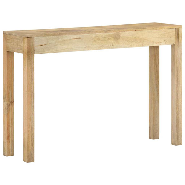 vidaXL Console Table 110x30x75 cm Bleached Solid Mango Wood