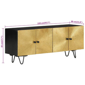 TV-Schrank Mango Massivholz 110 cm