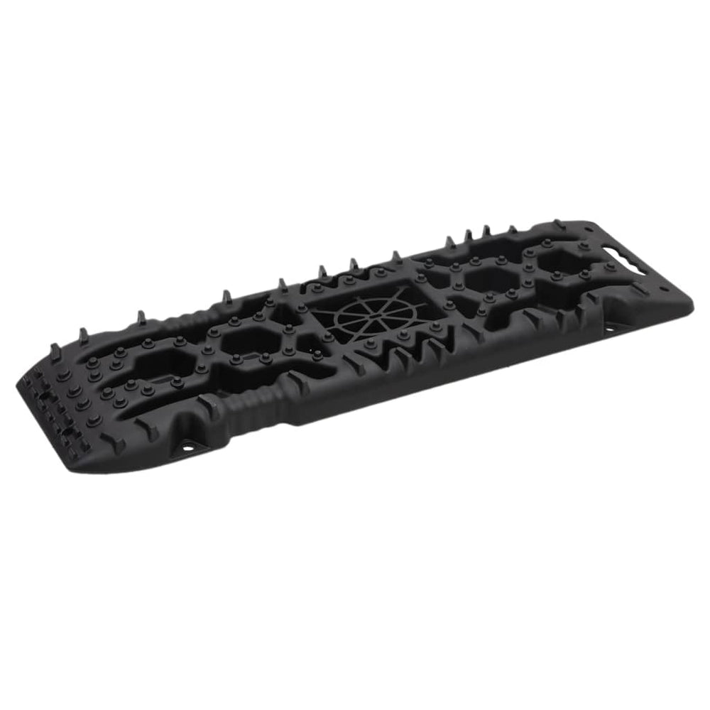 vidaXL Traction Mats 2 pcs Black 107x31x7 cm Nylon