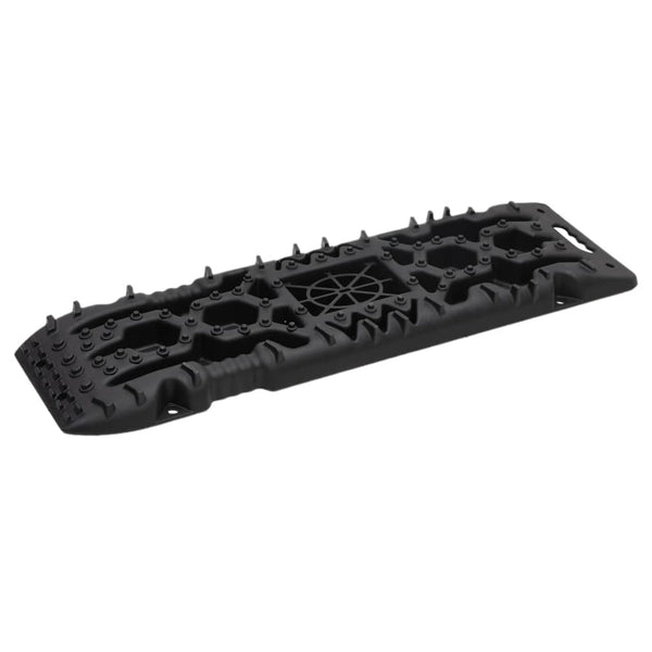 vidaXL Traction Mats 2 pcs Black 107x31x7 cm Nylon