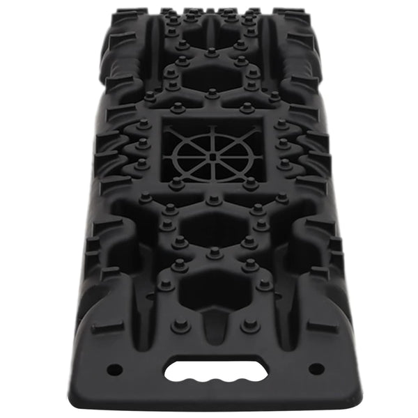 vidaXL Traction Mats 2 pcs Black 107x31x7 cm Nylon