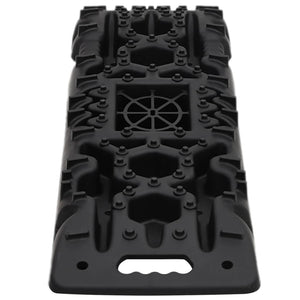 vidaXL Traction Mats 2 pcs Black 107x31x7 cm Nylon