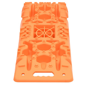 vidaXL Traction Mats 2 pcs. Orange 107x31x7 cm Nylon