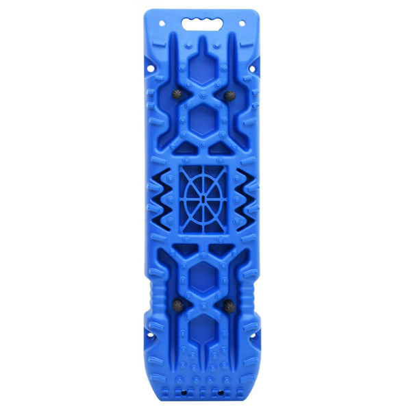 vidaXL Traction Mats 2 pcs. Blue 107x31x7 cm Nylon