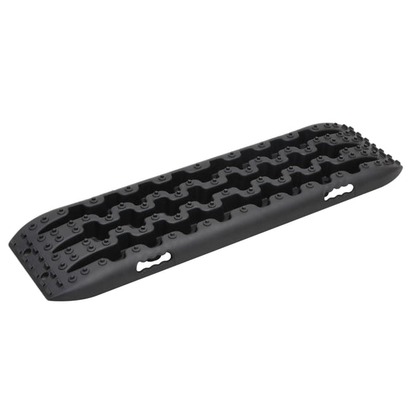 vidaXL Traction Mats 2 pcs. Black 106x30.5x7 cm Nylon