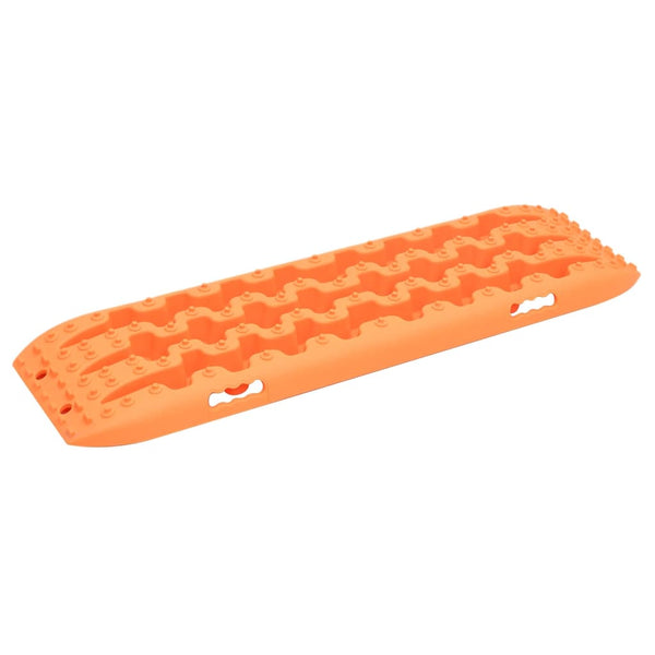 vidaXL Traction Mats 2 pcs. Orange 106x30.5x7 cm Nylon