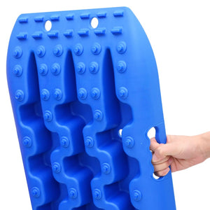 vidaXL Traction Mats 2 pcs Blue 106x30.5x7 cm Nylon