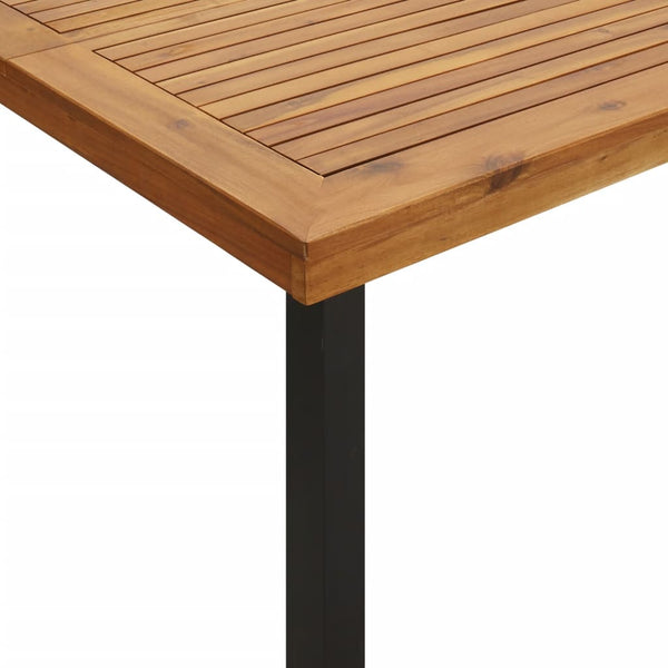 vidaXL Garden Table 200x100x75 cm Solid Acacia Wood
