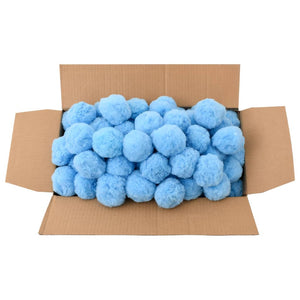 vidaXL Pool Filter Balls Antibacterial Blue 1400 g Polyethylene