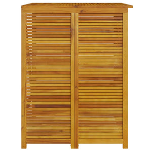 vidaXL Dustbin Shed for 2 Bins 140x89x117 cm Solid Acacia Wood