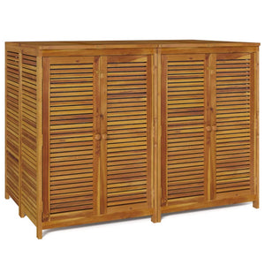 vidaXL Garden Storage Box 140x87x104 cm Solid Acacia Wood