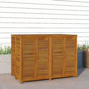 vidaXL Garden Storage Box 140x87x104 cm Solid Acacia Wood