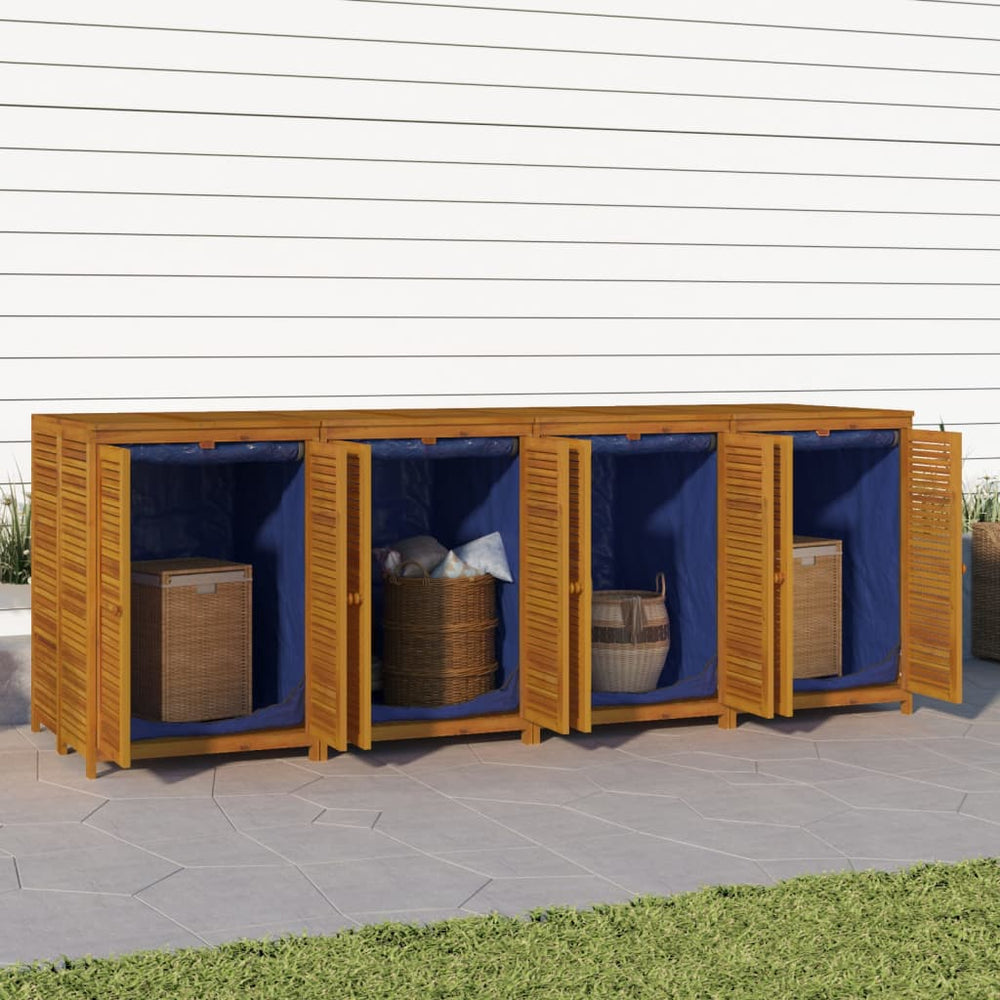 vidaXL Garden Storage Box 280x87x104 cm Solid Acacia Wood