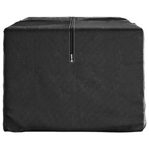 vidaXL Garden Cushion Storage Bag 2 pcs Black 135x40x55cm