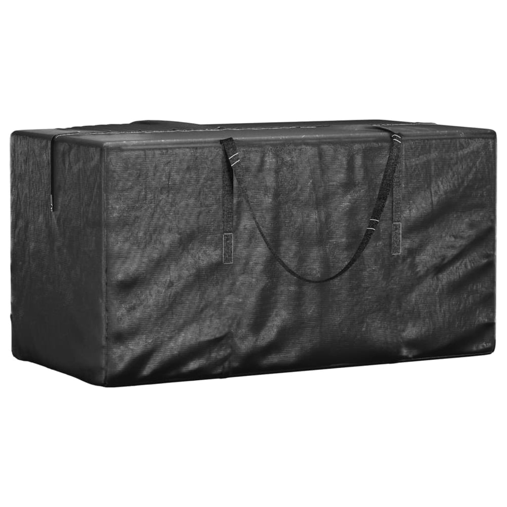 vidaXL Garden Cushion Storage Bag 2 pcs. Black 150x75x75cm