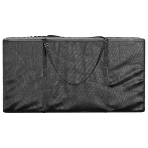 vidaXL Garden Cushion Storage Bag 2 pcs. Black 150x75x75cm