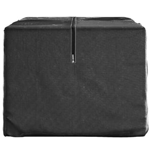 vidaXL Garden Cushion Storage Bag 2 pcs. Black 150x75x75cm