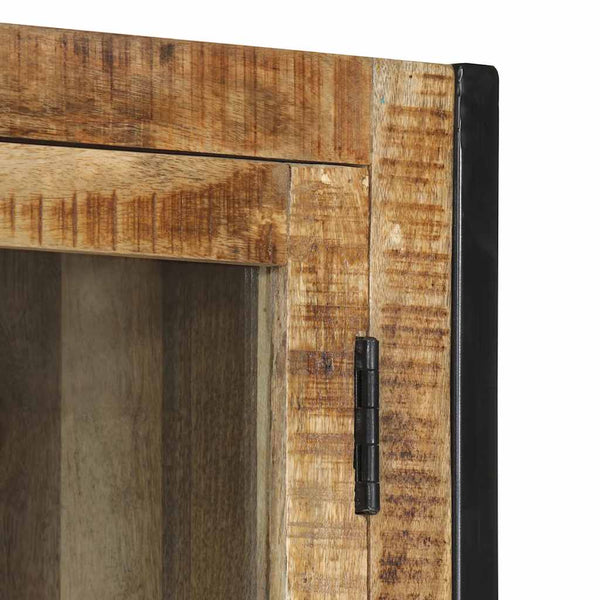 Highboard 100x40x175 cm Massivholz Mango
