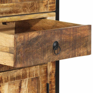 Highboard 100x40x175 cm Massivholz Mango