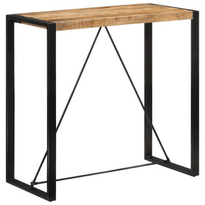 Bartisch aus Mangoholz, 110 cm