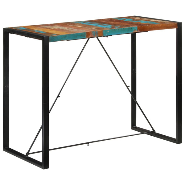 Bartisch Altholz Massiv 140x70 cm