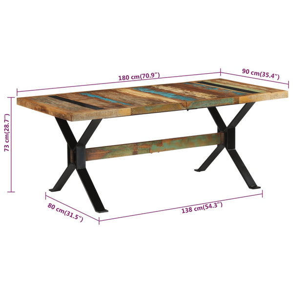 Esstisch Altholz 180x90 cm