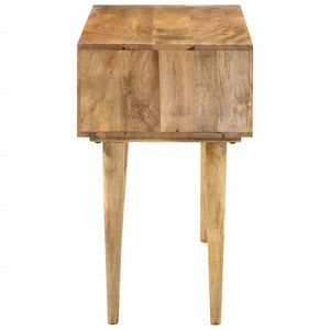 vidaXL Desk with Drawers 110x47x76 cm Solid Mango Wood