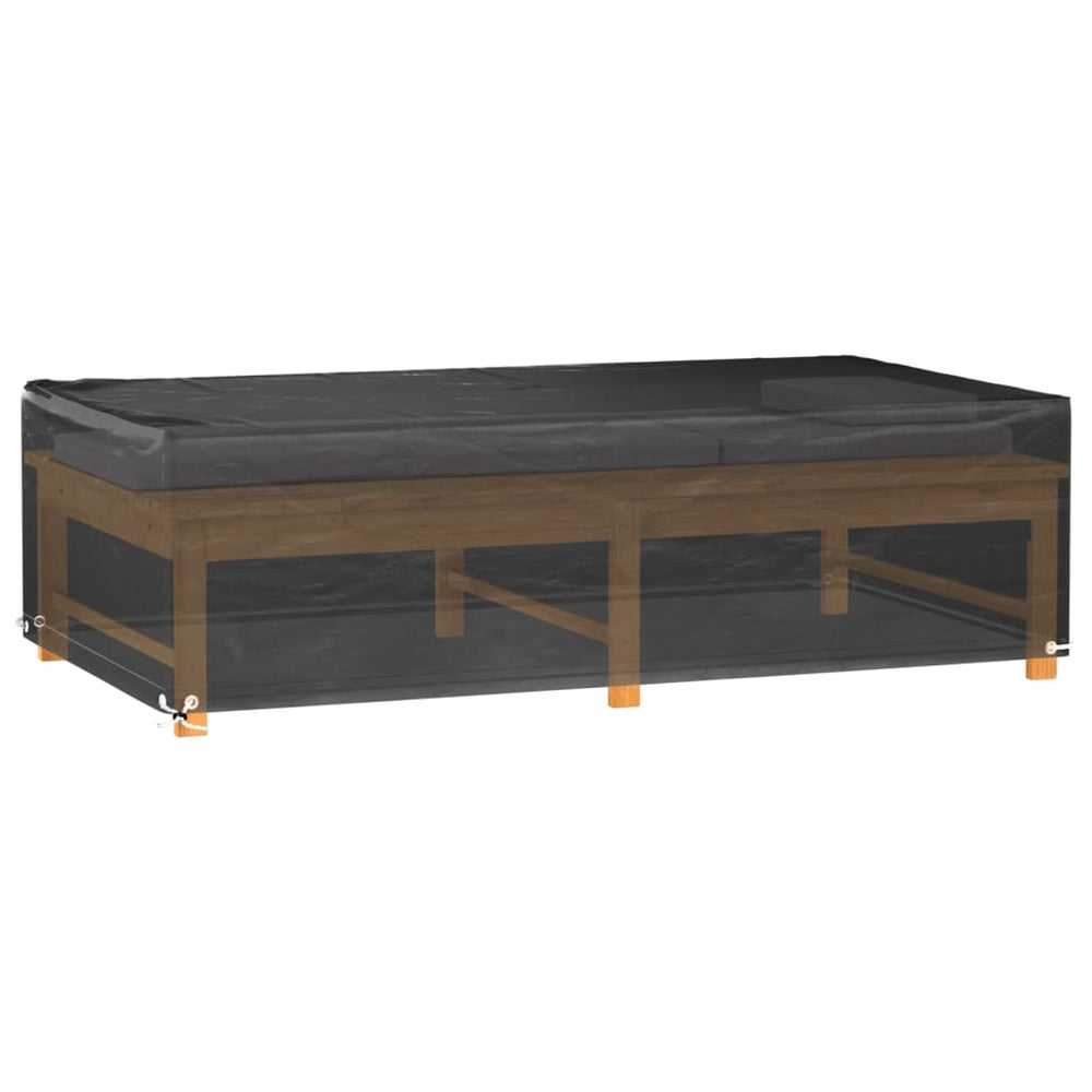 vidaXL Garden Furniture Cover 8 Eyelets 125x70x35 cm Rectangular