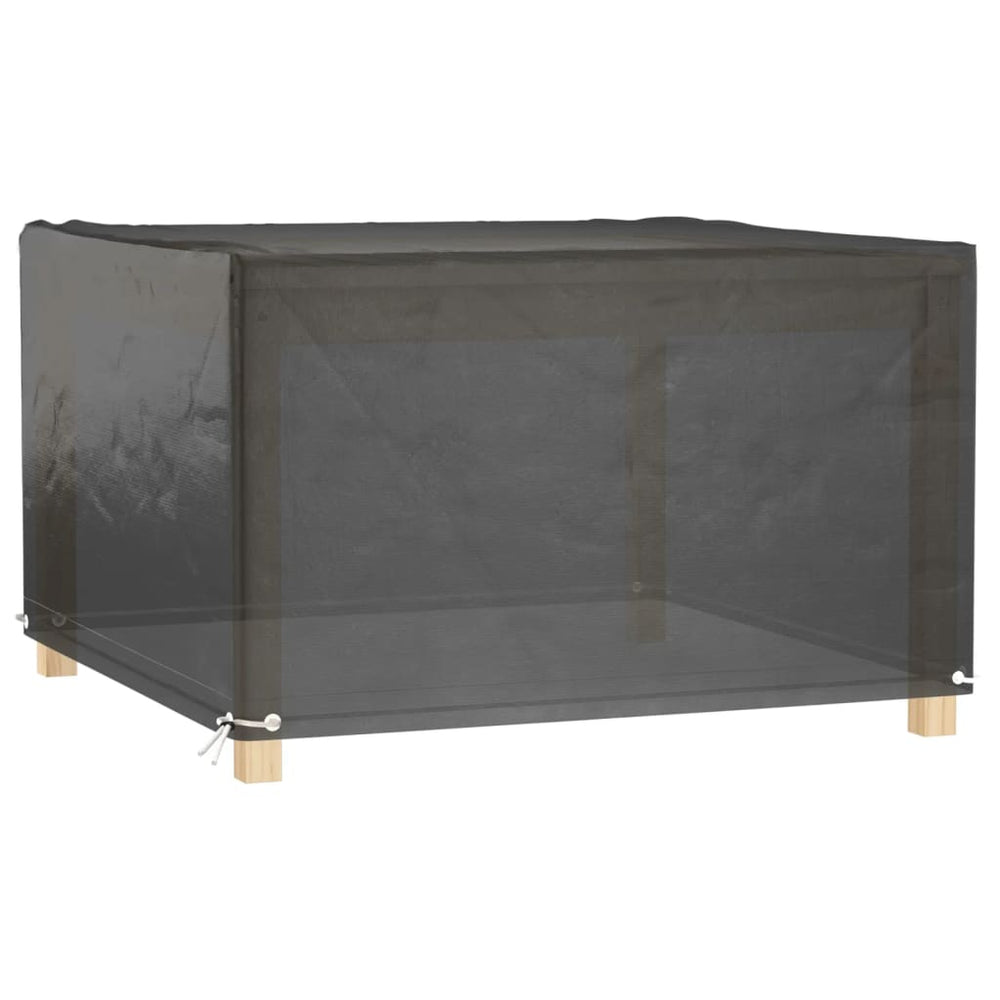 vidaXL Garden Furniture Cover 8 Eyelets 132x132x80 cm Square