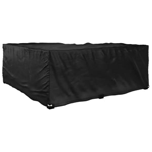 vidaXL L-shaped Garden Furniture Cover 12 Eyelets 185x185x70 cm