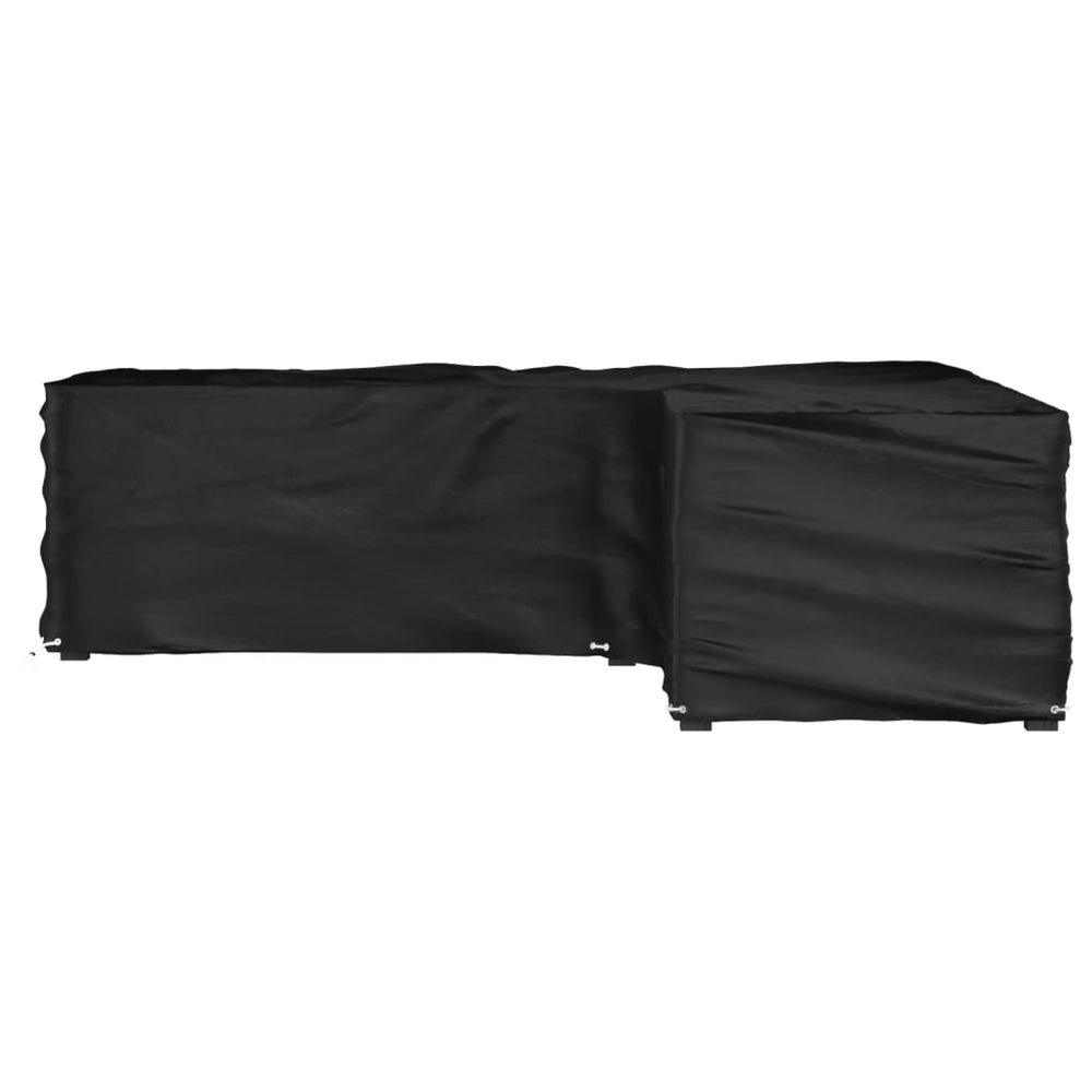 vidaXL L-shaped Garden Furniture Cover 16 Eyelets 250x250x70 cm